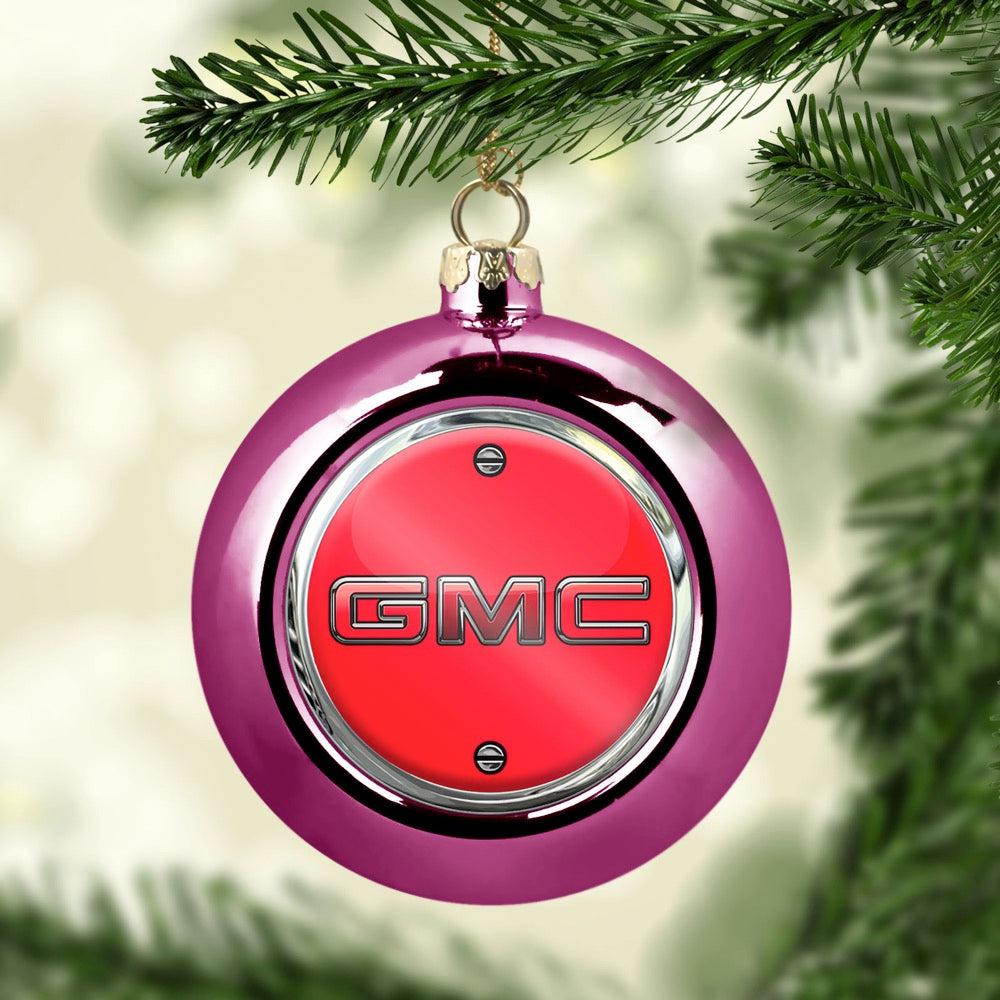 GMC Julekugle-Julekugle-GMC-Lyserød Pink-Garage Culture Shop- garage - man cave - merchandise