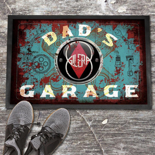 Gilera Dads Garage Vintage Dørmåtte-Dørmåtte-Gilera-Garage Culture Shop- garage - man cave - merchandise