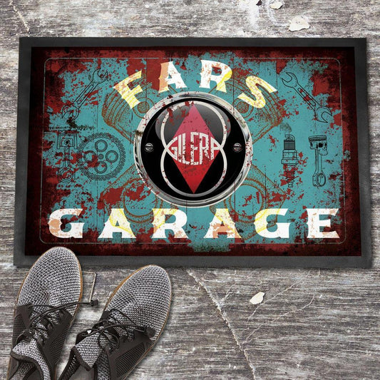 Gilera Fars Garage Vintage Dørmåtte-Dørmåtte-Gilera-Garage Culture Shop- garage - man cave - merchandise