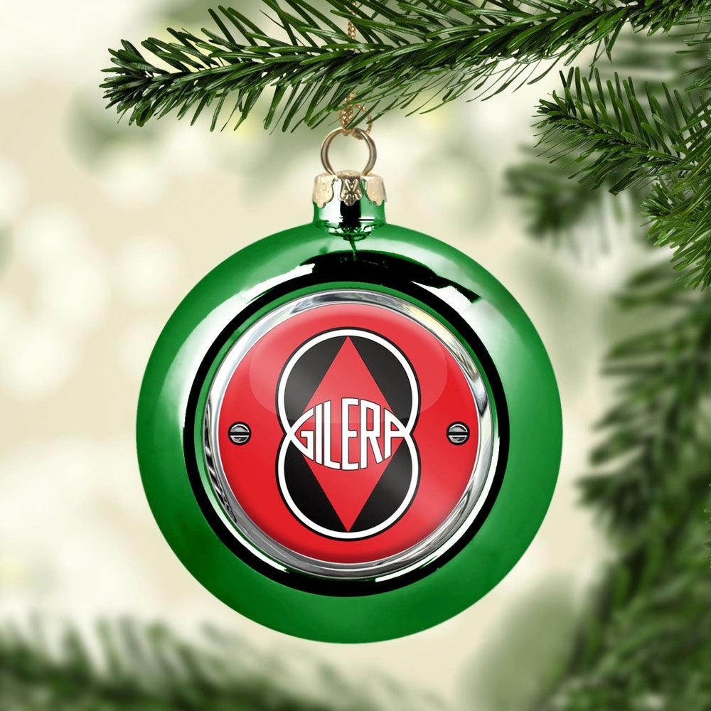 Gilera Julekugle-Julekugle-Gilera-Grøn-Garage Culture Shop- garage - man cave - merchandise