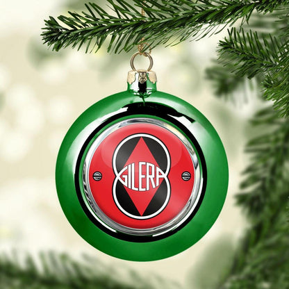 Gilera Julekugle-Julekugle-Gilera-Grøn-Garage Culture Shop- garage - man cave - merchandise