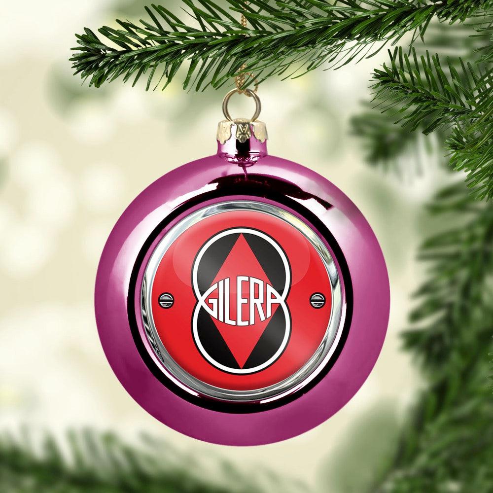 Gilera Julekugle-Julekugle-Gilera-Lyserød Pink-Garage Culture Shop- garage - man cave - merchandise