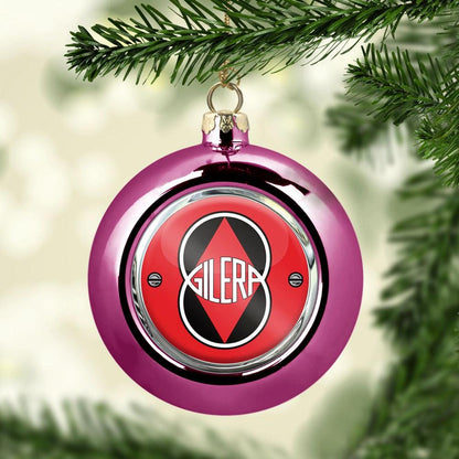 Gilera Julekugle-Julekugle-Gilera-Lyserød Pink-Garage Culture Shop- garage - man cave - merchandise