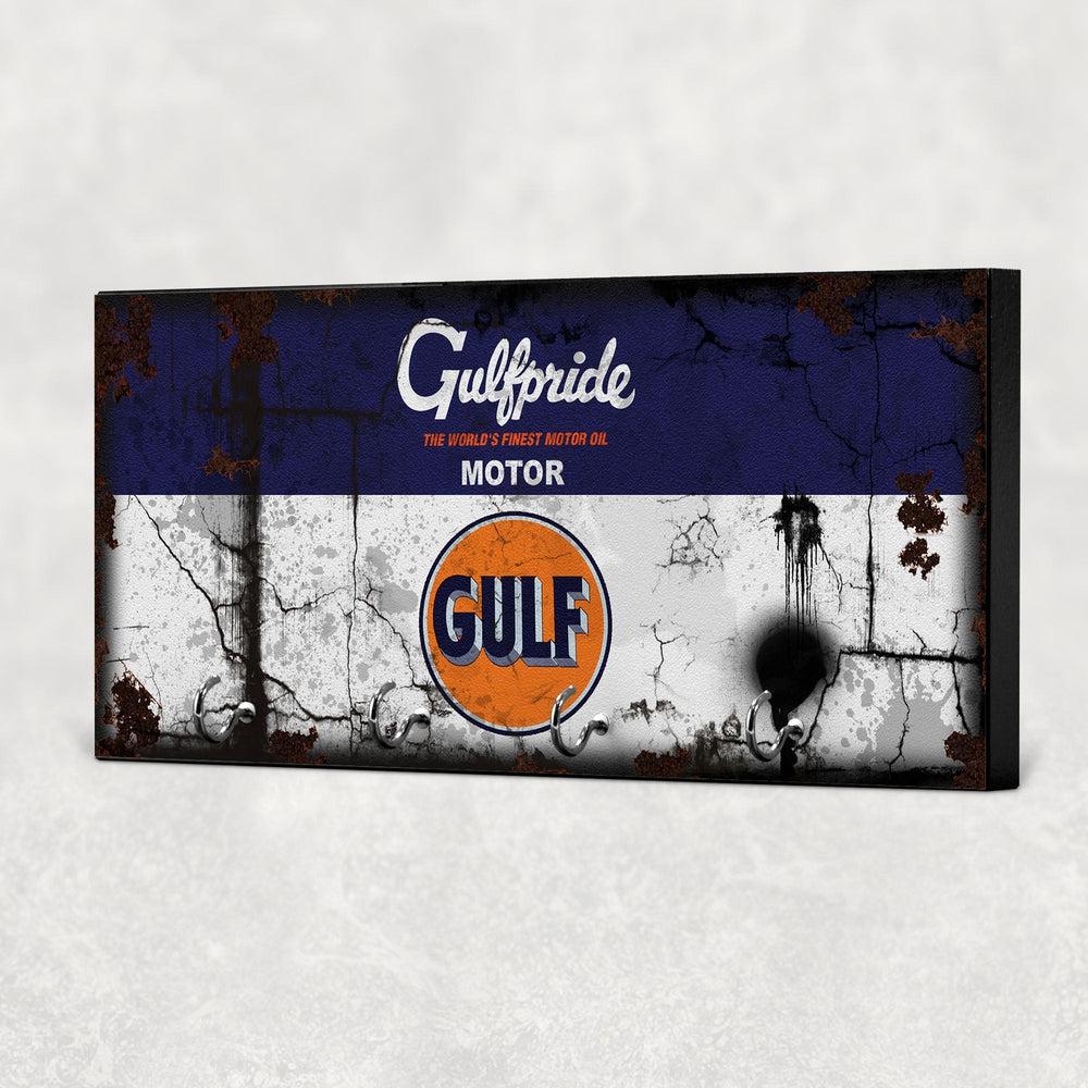 Gulf Motor Oil Vintage Nøgleholdere-Nøgleholdere-Motoroil-Garage Culture Shop- garage - man cave - merchandise