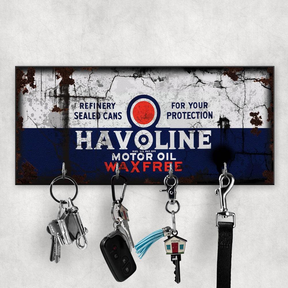 Havoline Motor Oil Vintage Nøgleholdere-Nøgleholdere-Motoroil-Garage Culture Shop- garage - man cave - merchandise