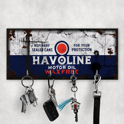 Havoline Motor Oil Vintage Nøgleholdere-Nøgleholdere-Motoroil-Garage Culture Shop- garage - man cave - merchandise