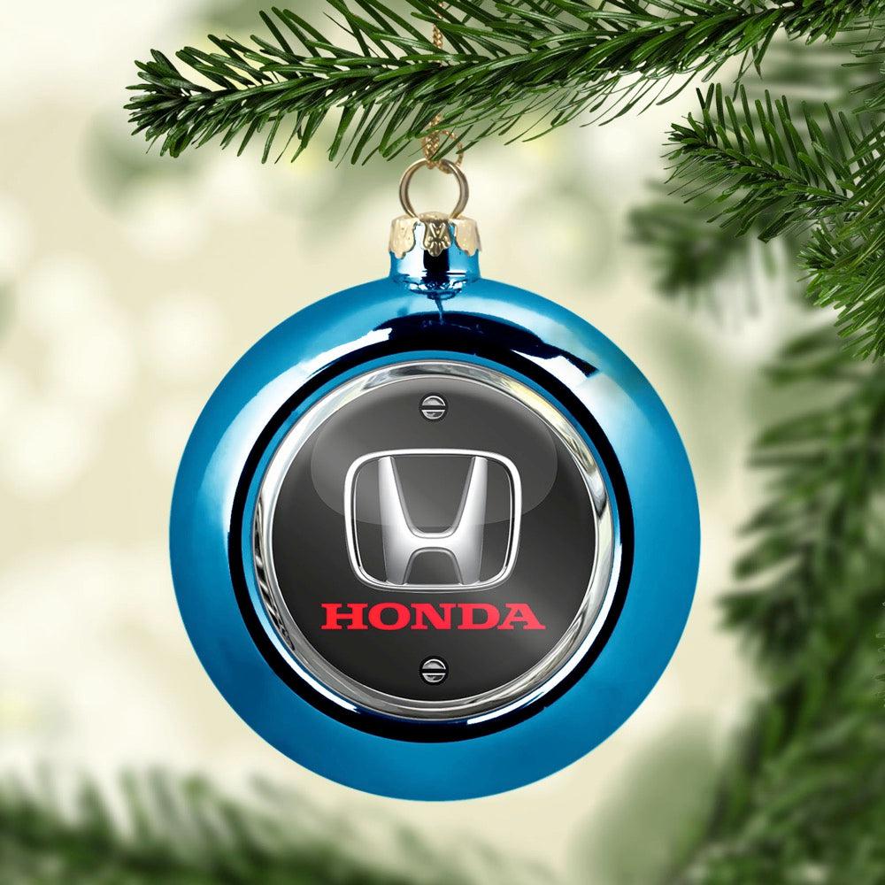 Honda Julekugle-Julekugle-Honda-Blå-Garage Culture Shop- garage - man cave - merchandise