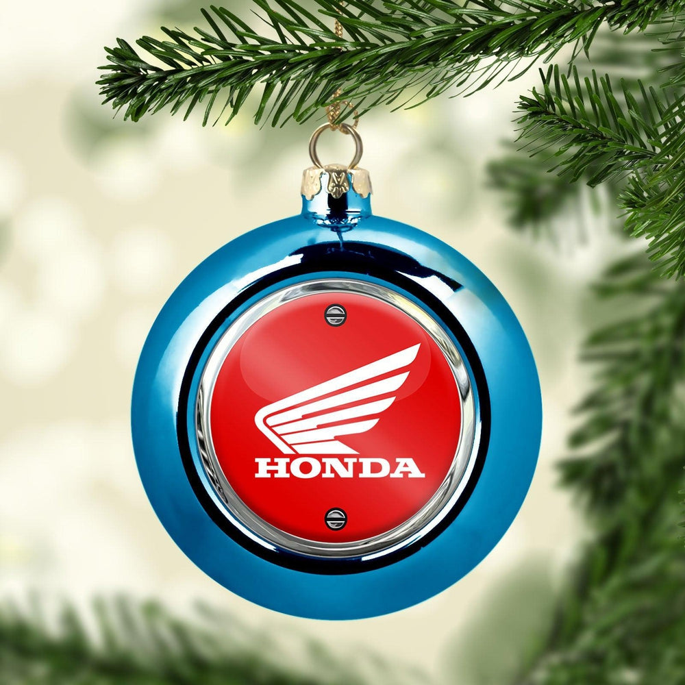 Honda Julekugle-Julekugle-Honda-Blå-Garage Culture Shop- garage - man cave - merchandise