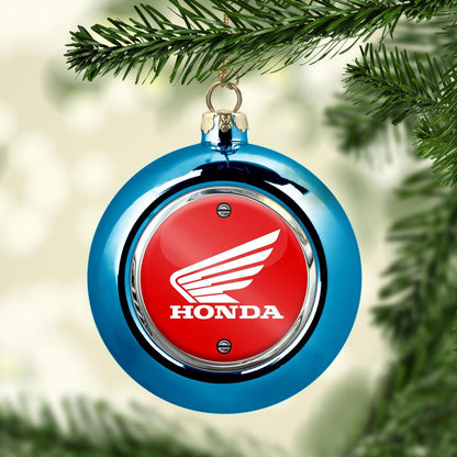 Honda Julekugle-Julekugle-Honda-Blå-Garage Culture Shop- garage - man cave - merchandise