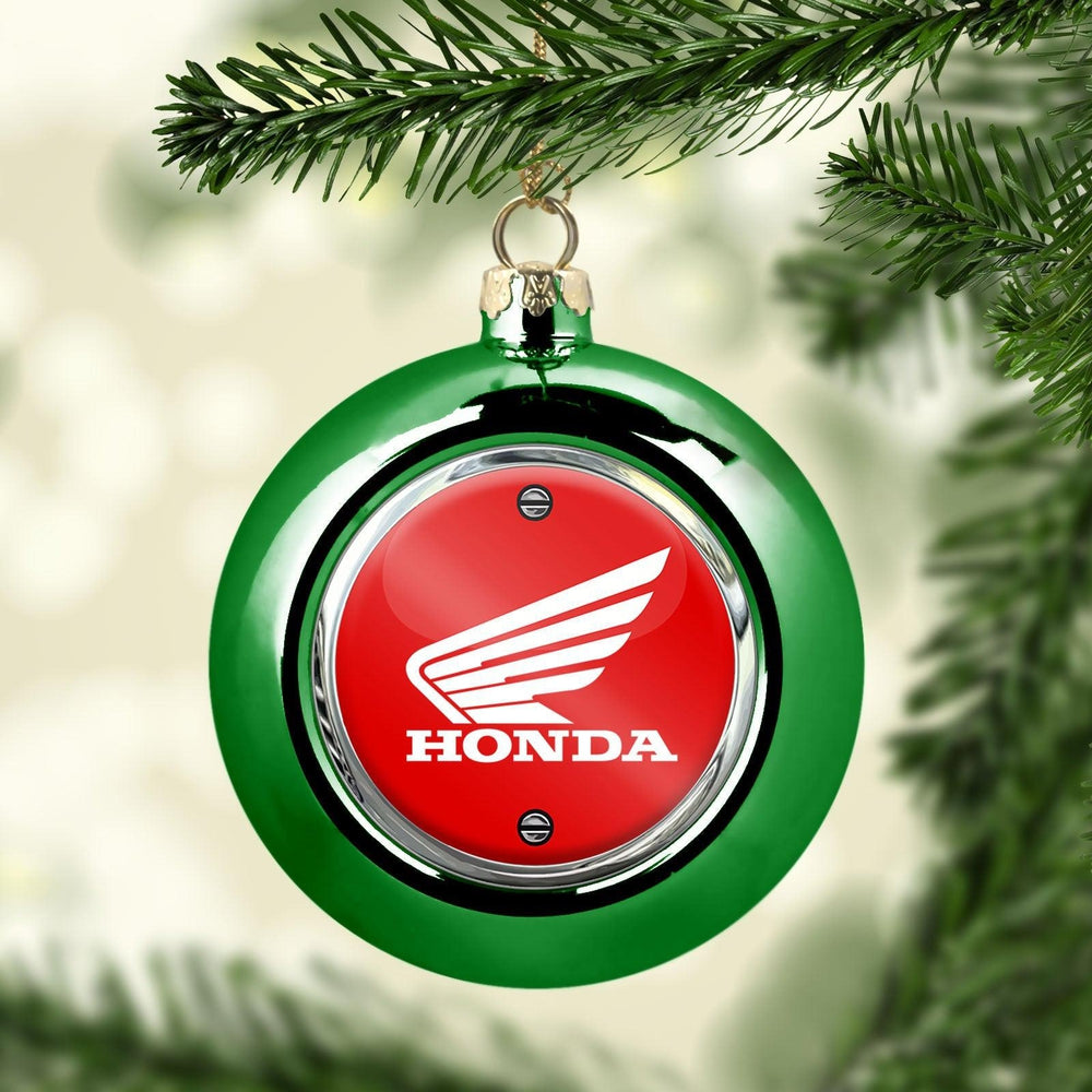 Honda Julekugle-Julekugle-Honda-Grøn-Garage Culture Shop- garage - man cave - merchandise