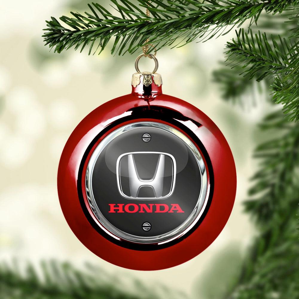 Honda Julekugle-Julekugle-Honda-Rød-Garage Culture Shop- garage - man cave - merchandise