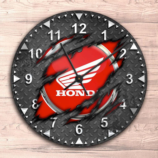 Honda Ripped Vægur Rundt-Clock-Honda-Garage Culture Shop- garage - man cave - merchandise