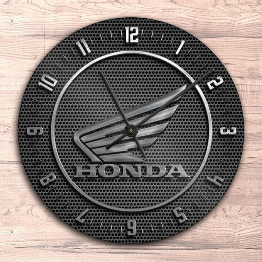 Honda Vægur Rundt-Clock-Honda-Garage Culture Shop- garage - man cave - merchandise