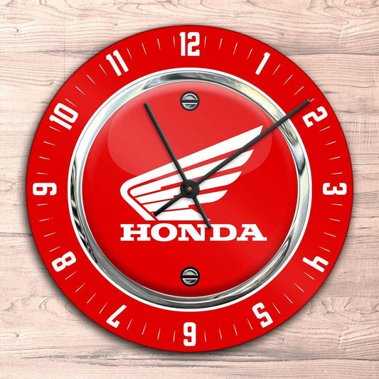 Honda Vægur Rundt-Clock-Honda-Garage Culture Shop- garage - man cave - merchandise