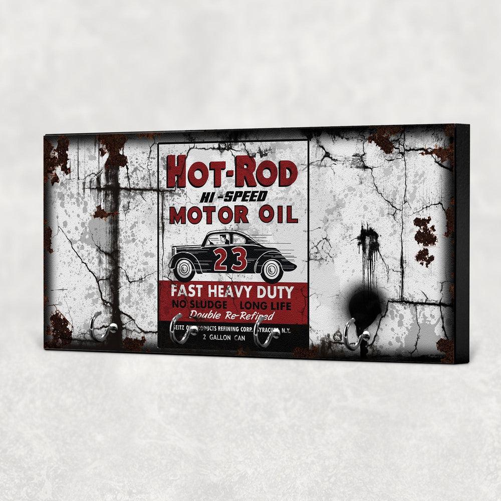 Hot Rod Motor Oil Vintage Nøgleholdere-Nøgleholdere-Motoroil-Garage Culture Shop- garage - man cave - merchandise