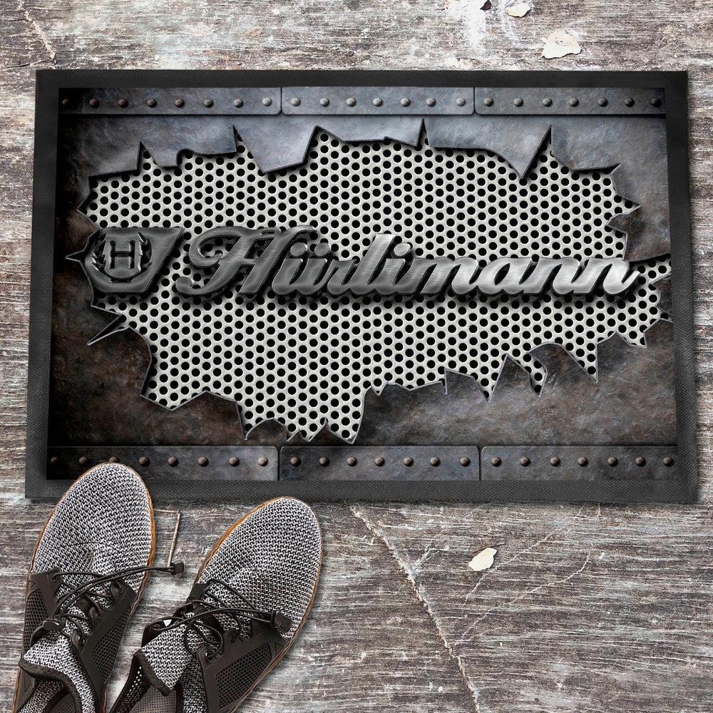 Hurlimann Ripped Dørmåtte-Dørmåtte-Hurlimann-Garage Culture Shop- garage - man cave - merchandise