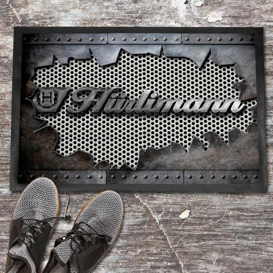 Hurlimann Ripped Dørmåtte-Dørmåtte-Hurlimann-Garage Culture Shop- garage - man cave - merchandise
