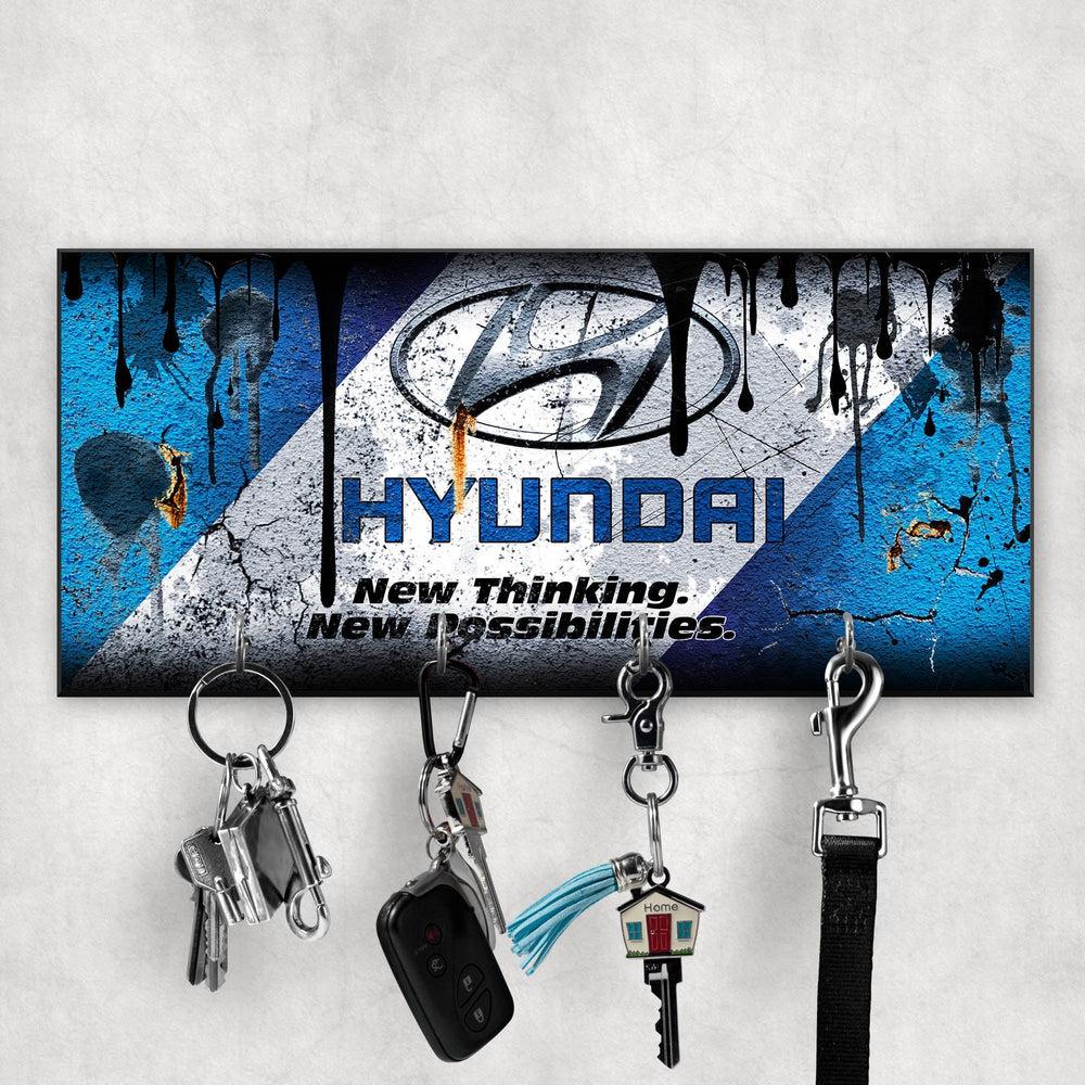 Hyundai Vintage Nøgleholdere-Nøgleholdere-Hyundai-Garage Culture Shop- garage - man cave - merchandise