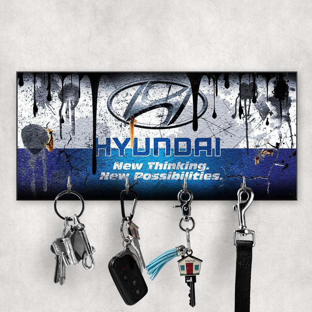 Hyundai Vintage Nøgleholdere-Nøgleholdere-Hyundai-Garage Culture Shop- garage - man cave - merchandise