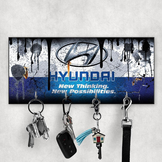 Hyundai Vintage Nøgleholdere-Nøgleholdere-Hyundai-Garage Culture Shop- garage - man cave - merchandise