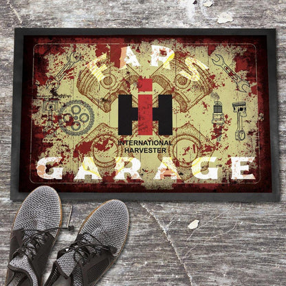 International Harvester Fars Garage Vintage Dørmåtte-Dørmåtte-International Harvester-Garage Culture Shop- garage - man cave - merchandise