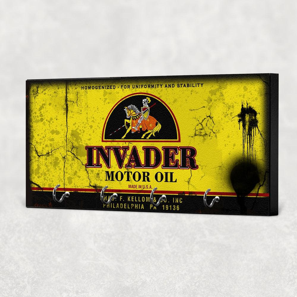 Invader Motor Oil Vintage Nøgleholdere-Nøgleholdere-Motoroil-Garage Culture Shop- garage - man cave - merchandise