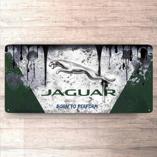 Jaguar Vintage 30x60cm Skilt-Skilte-Jaguar-Garage Culture Shop- garage - man cave - merchandise