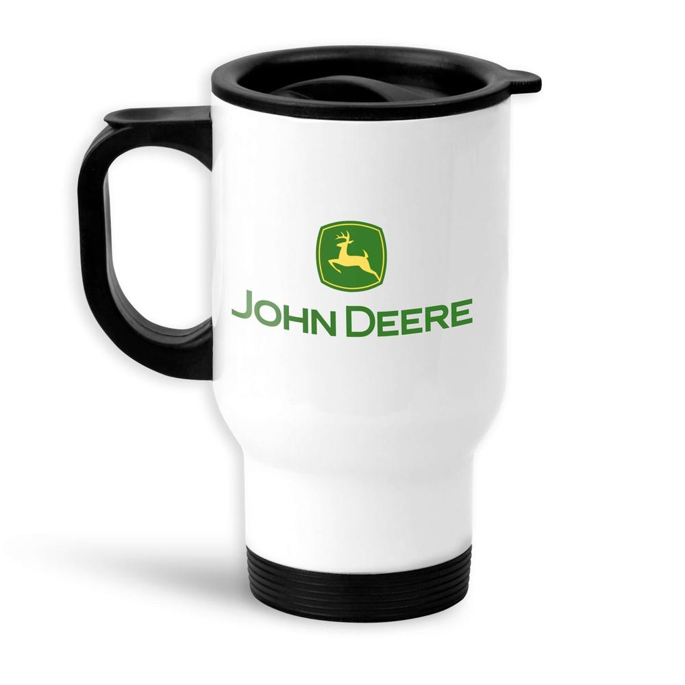 John Deere Termokrus Hvidt-Krus-John Deere-Garage Culture Shop- garage - man cave - merchandise