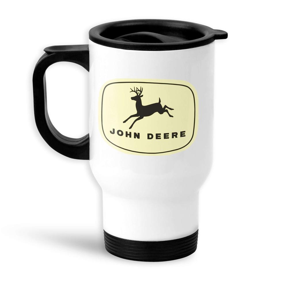 John Deere Termokrus Hvidt-Krus-John Deere-Garage Culture Shop- garage - man cave - merchandise