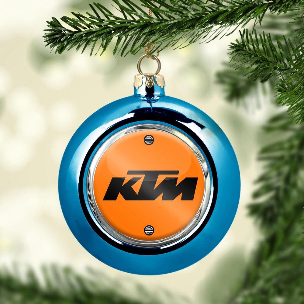 KTM Julekugle-Julekugle-KTM-Blå-Garage Culture Shop- garage - man cave - merchandise
