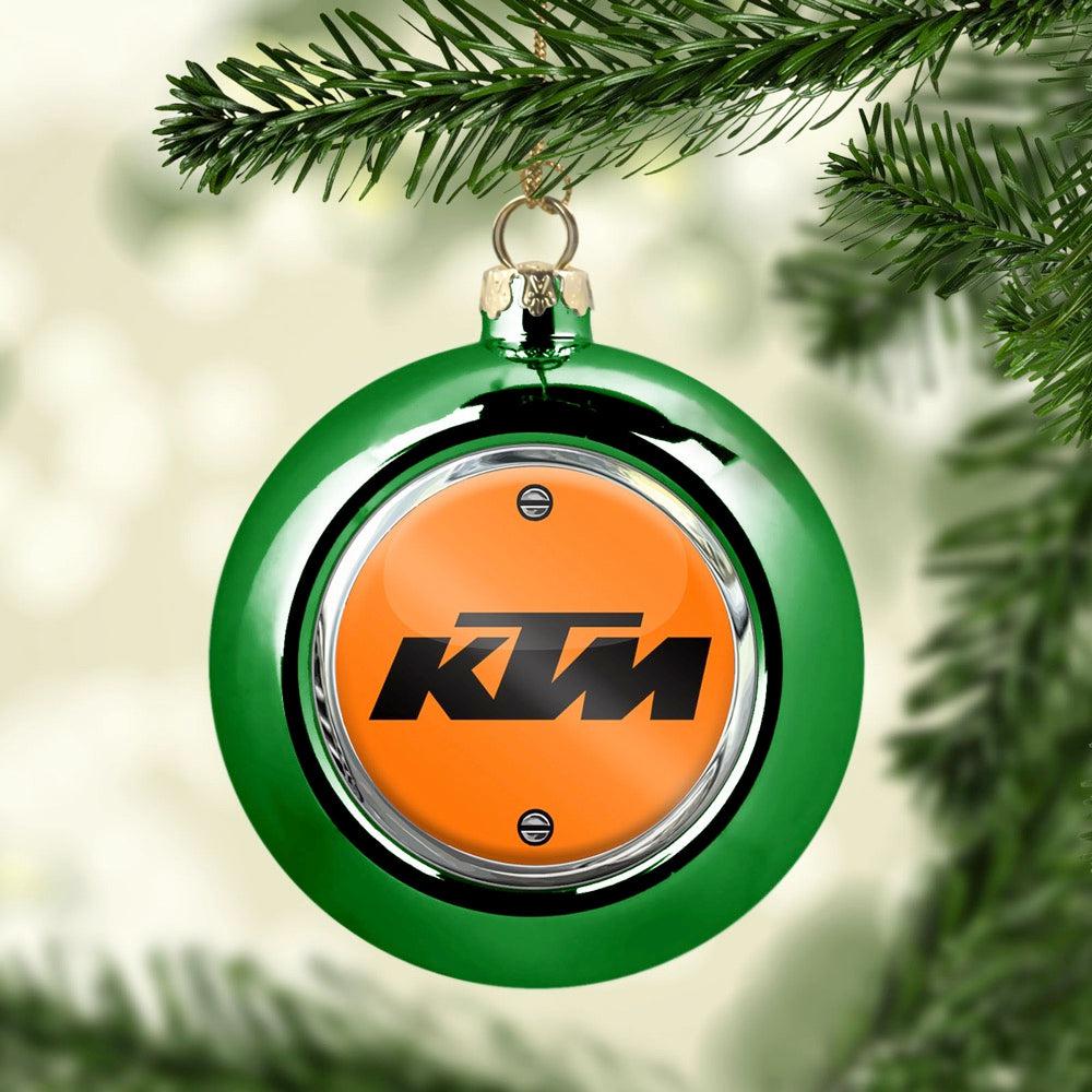 KTM Julekugle-Julekugle-KTM-Grøn-Garage Culture Shop- garage - man cave - merchandise