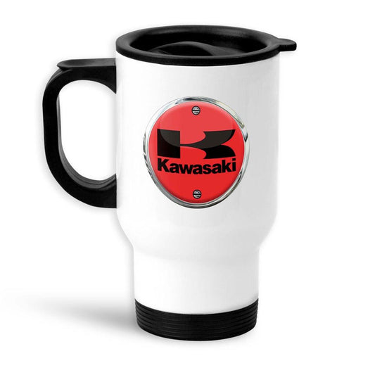 Kawasaki Termokrus Hvidt-Krus-Kawasaki-Garage Culture Shop- garage - man cave - merchandise