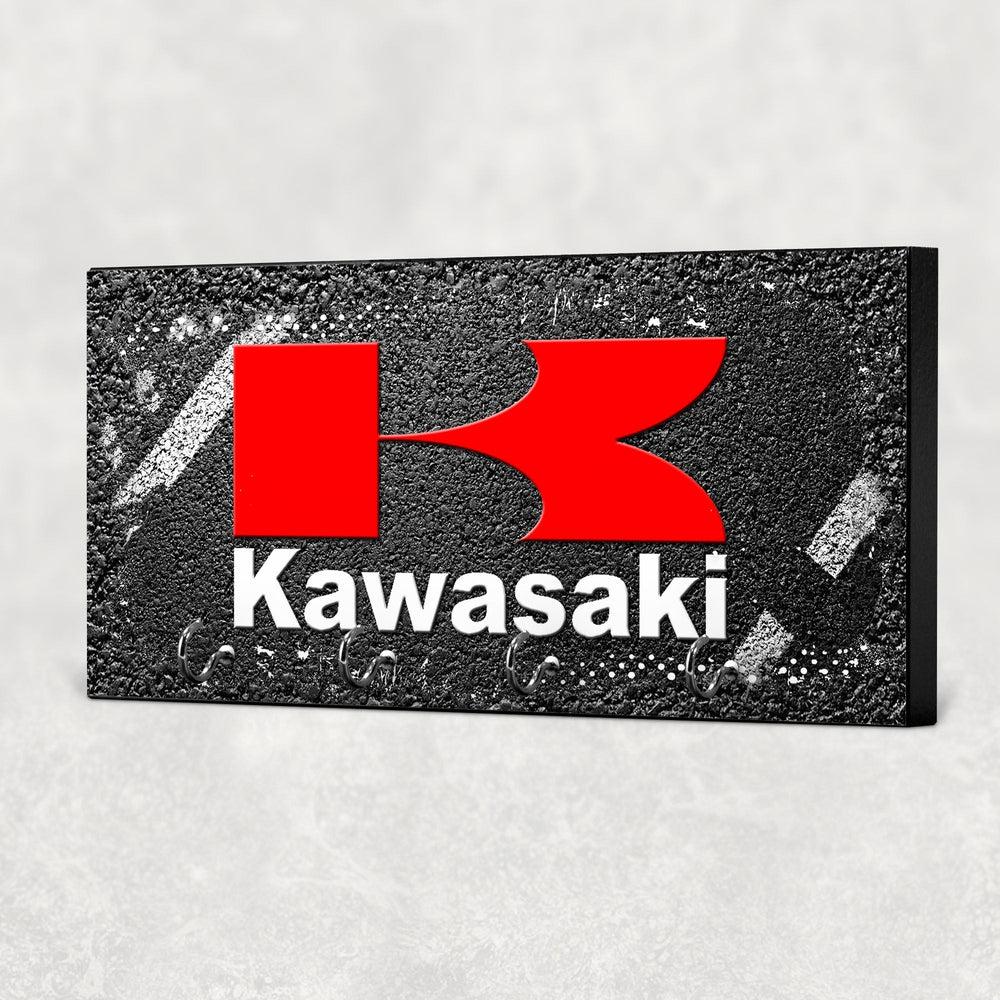 Kawasaki Vintage Nøgleholdere-Nøgleholdere-Kawasaki-Garage Culture Shop- garage - man cave - merchandise