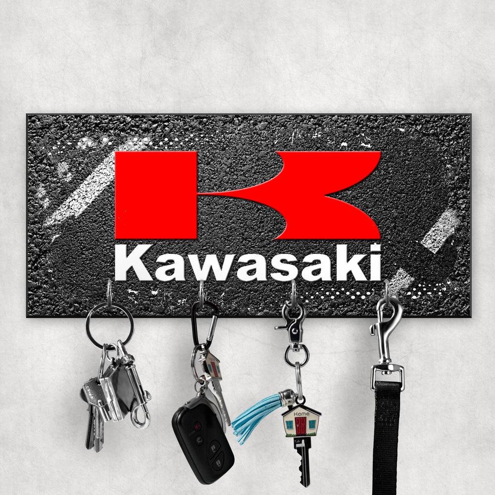 Kawasaki Vintage Nøgleholdere-Nøgleholdere-Kawasaki-Garage Culture Shop- garage - man cave - merchandise