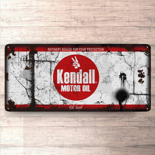 Kendall Motor Oil Vintage 30x60cm Skilt-Skilte-Motoroil-Garage Culture Shop- garage - man cave - merchandise
