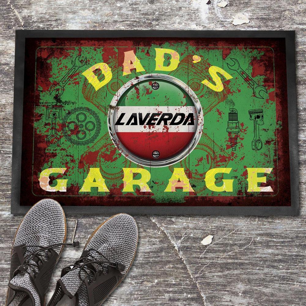Laverda Dads Garage Vintage Dørmåtte-Dørmåtte-Laverda-Garage Culture Shop- garage - man cave - merchandise