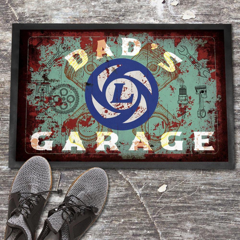 Leyland Dads Garage Vintage Dørmåtte-Dørmåtte-Leyland-Garage Culture Shop- garage - man cave - merchandise