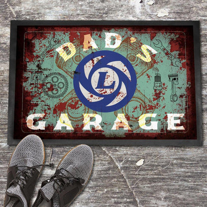 Leyland Dads Garage Vintage Dørmåtte-Dørmåtte-Leyland-Garage Culture Shop- garage - man cave - merchandise