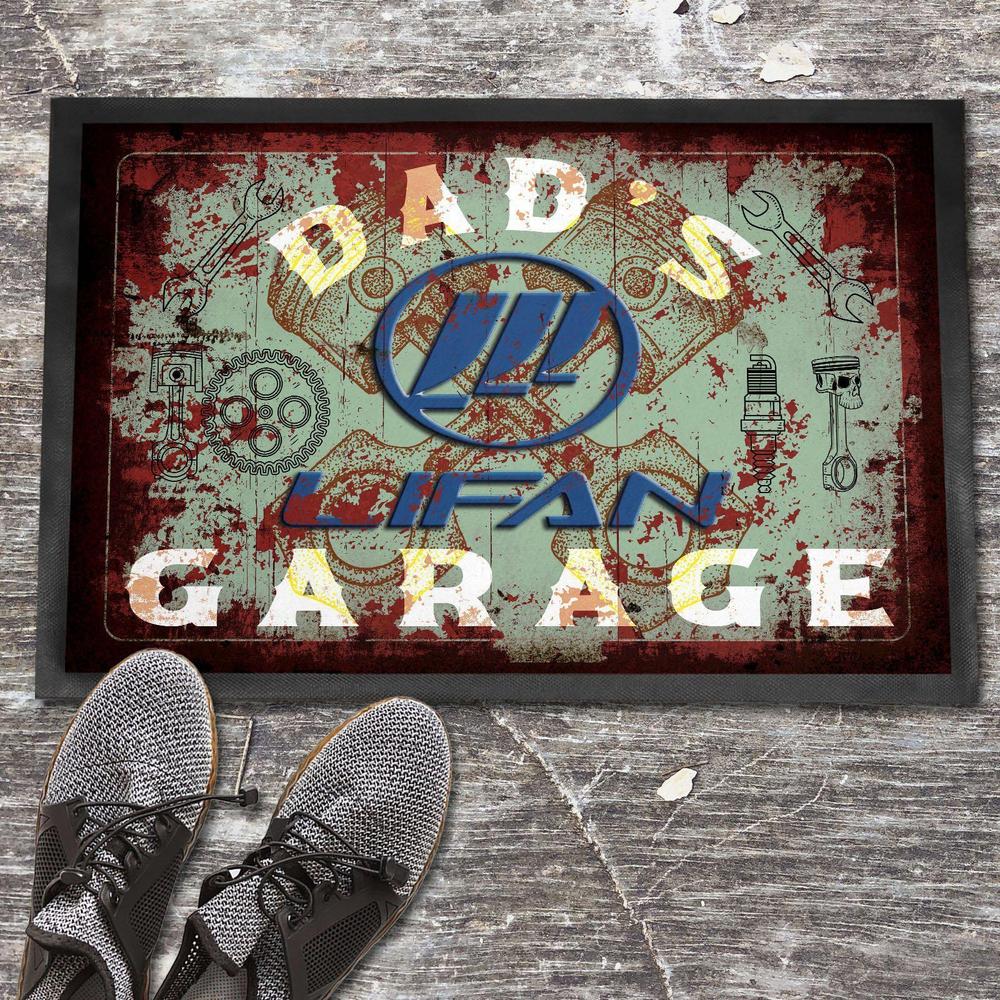 Lifan Dads Garage Vintage Dørmåtte-Dørmåtte-Lifan-Garage Culture Shop- garage - man cave - merchandise
