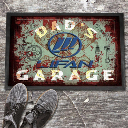 Lifan Dads Garage Vintage Dørmåtte-Dørmåtte-Lifan-Garage Culture Shop- garage - man cave - merchandise