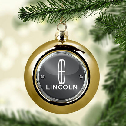 Lincoln Julekugle-Julekugle-Lincoln-Guld-Garage Culture Shop- garage - man cave - merchandise