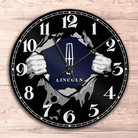 Lincoln Vægur Rundt-Clock-Lincoln-Garage Culture Shop- garage - man cave - merchandise