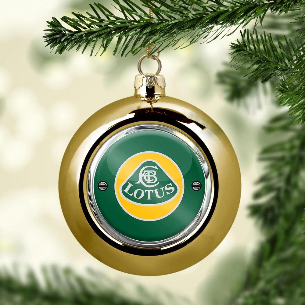 Lotus Julekugle-Julekugle-Lotus-Guld-Garage Culture Shop- garage - man cave - merchandise