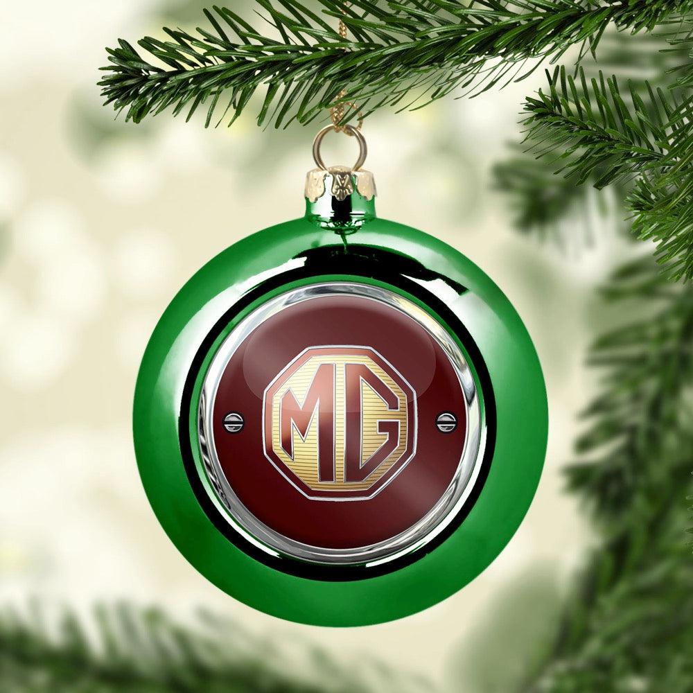 MG Julekugle-Julekugle-MG-Grøn-Garage Culture Shop- garage - man cave - merchandise
