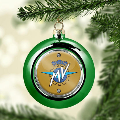 MV Agusta Julekugle-Julekugle-MV Agusta-Grøn-Garage Culture Shop- garage - man cave - merchandise