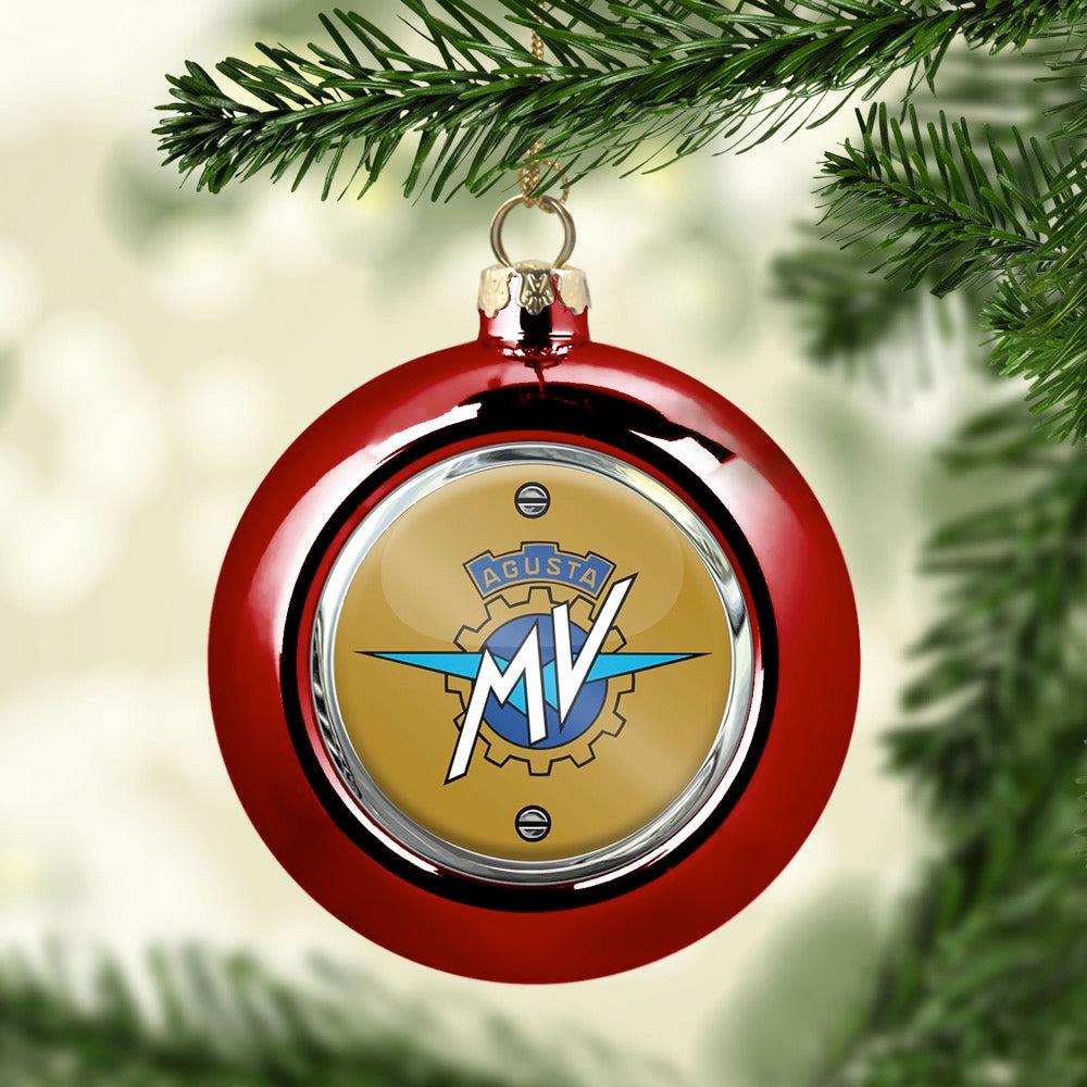 MV Agusta Julekugle-Julekugle-MV Agusta-Rød-Garage Culture Shop- garage - man cave - merchandise