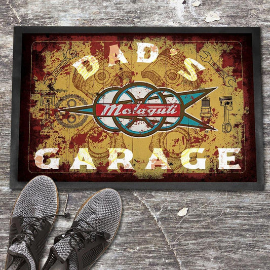 Malaguti Dads Garage Vintage Dørmåtte-Dørmåtte-Malaguti-Garage Culture Shop- garage - man cave - merchandise