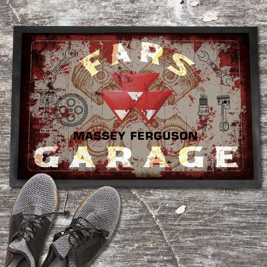Massey Ferguson Fars Garage Vintage Dørmåtte-Dørmåtte-Massey Ferguson-Garage Culture Shop- garage - man cave - merchandise