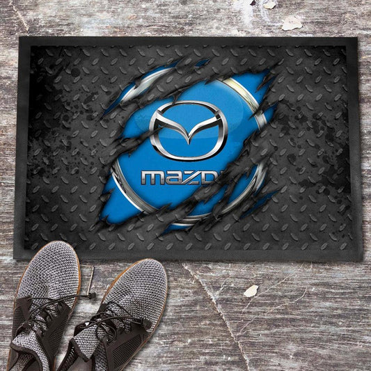 Mazda Ripped Vintage Dørmåtte-Dørmåtte-Mazda-Garage Culture Shop- garage - man cave - merchandise