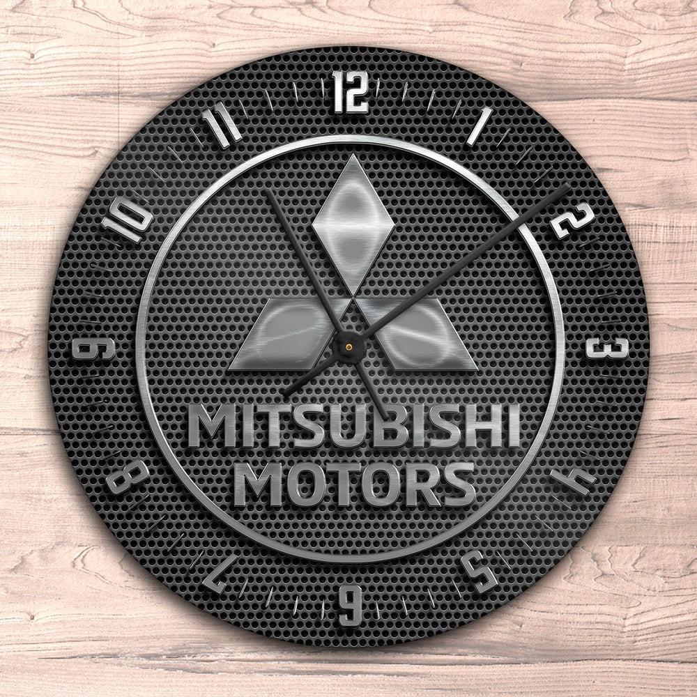 Mitsubishi Vægur Rundt-Clock-Mitsubishi-Garage Culture Shop- garage - man cave - merchandise